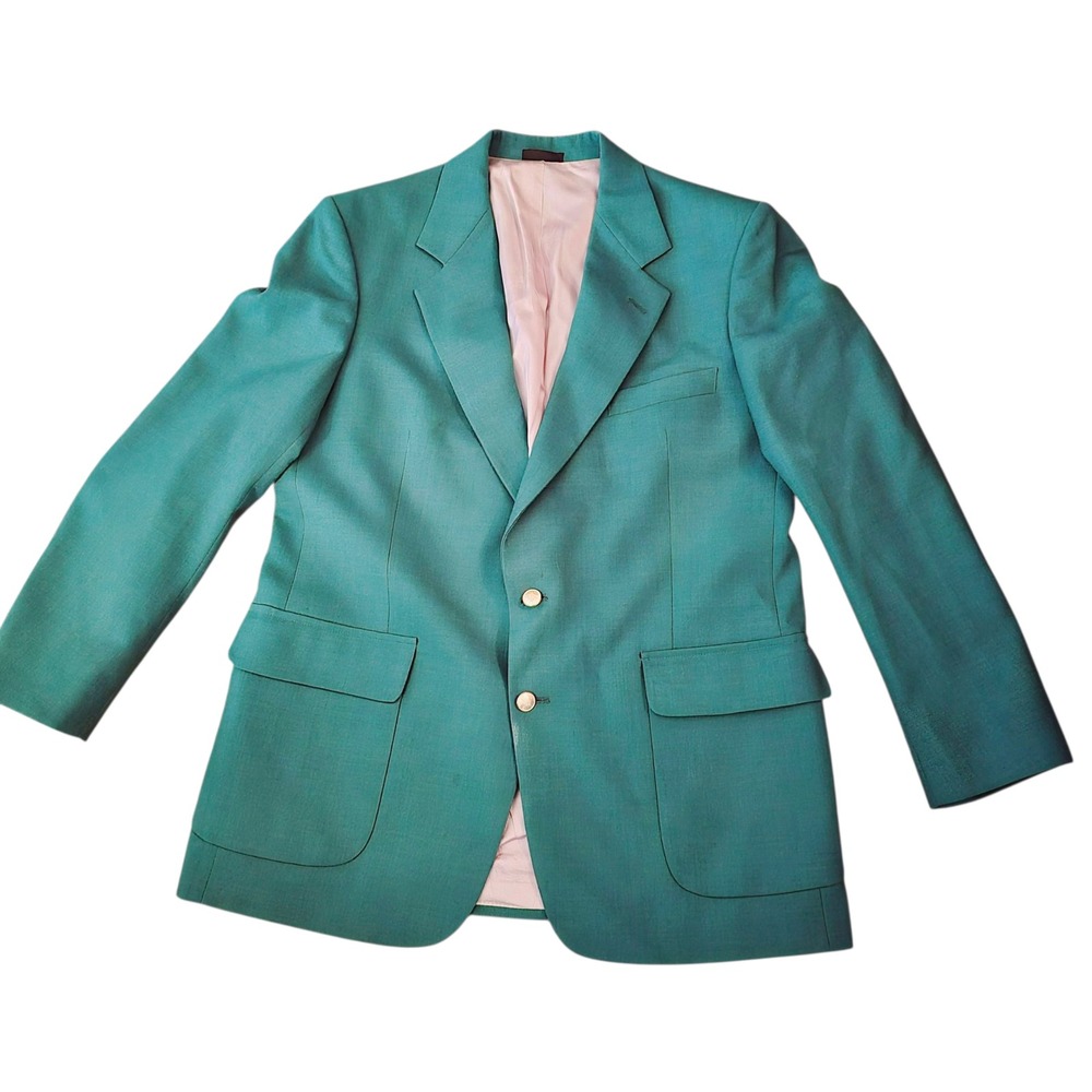 Andover Reed Palm‎ Beach Blazer Mens Sport Coat Green Two Button Lined 43 Reg